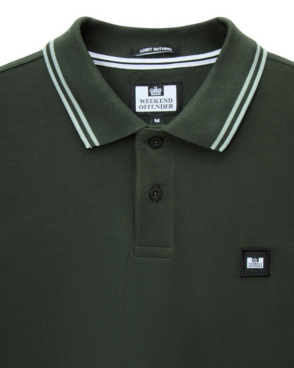 Levanto Poloshirt Black Forest Green/Julep Green