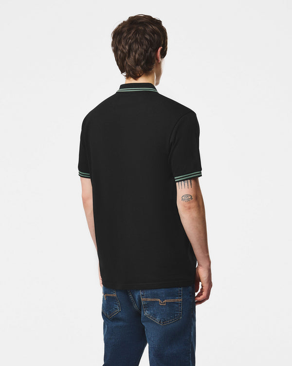 Levanto Polo-Shirt Schwarz/Thymian-Grün