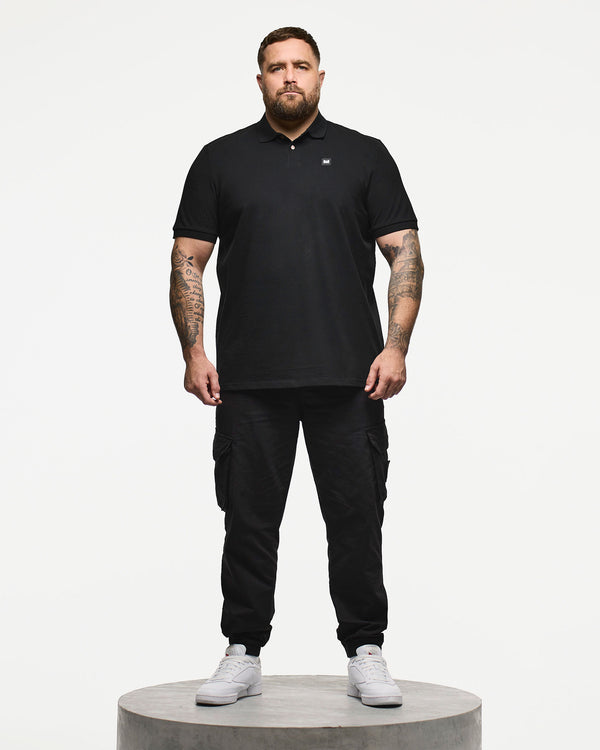 Plus Size - Caneiros Polo Shirt Black