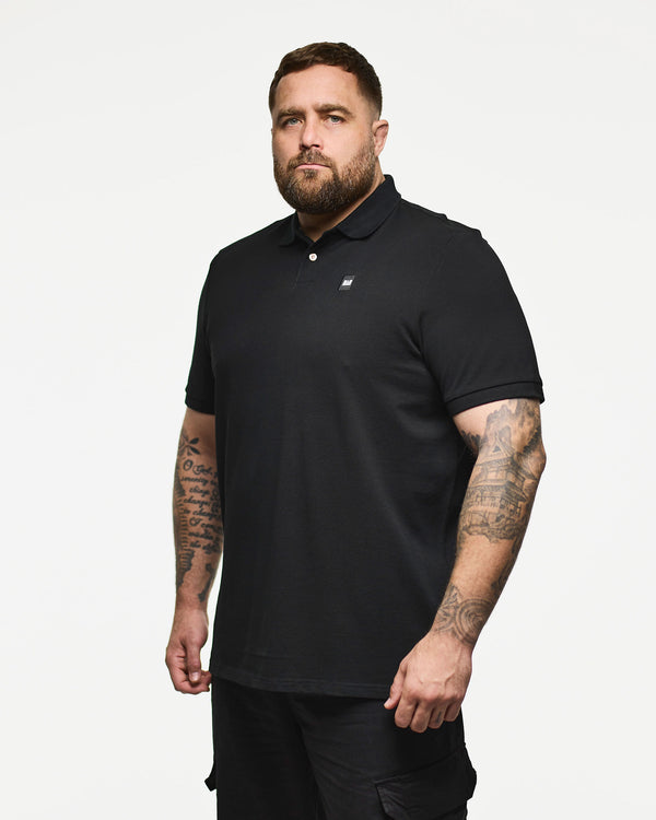Plus Size - Caneiros Polo Shirt Black