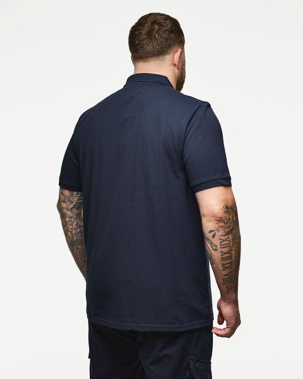 Plus Size - Caneiros Polo Shirt Navy
