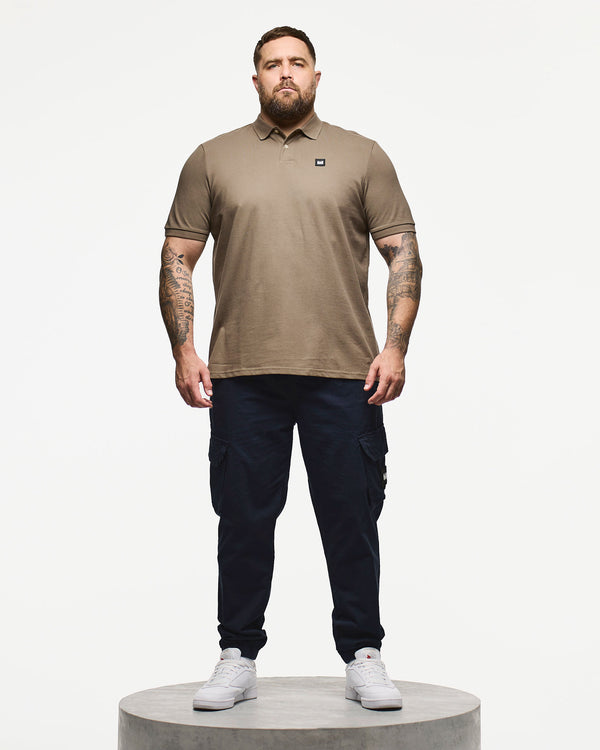 Plus Size - Caneiros Polo Shirt Tobacco Brown