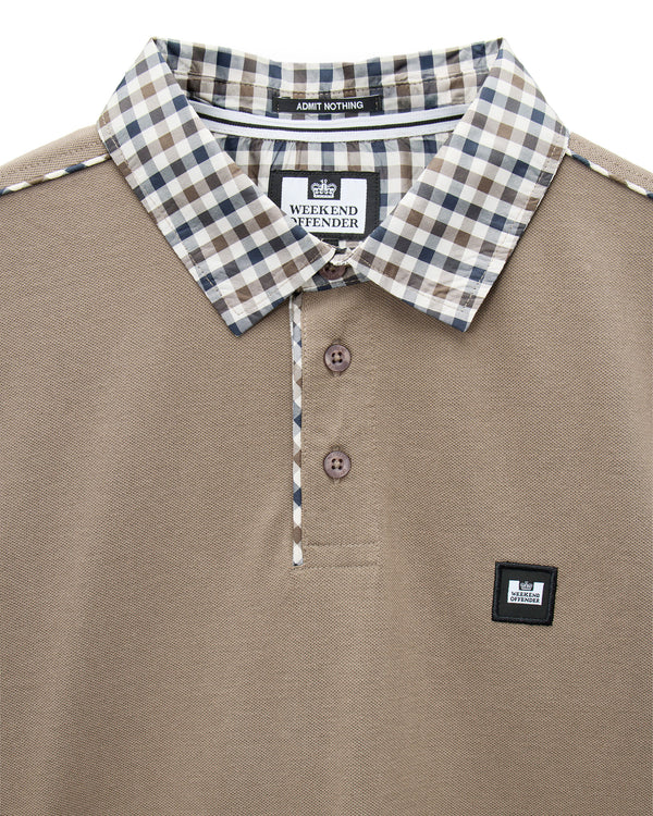 Cray Poloshirt Tabakbraun