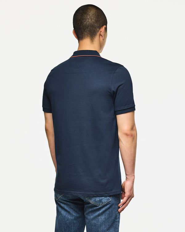 Hurley Polo Shirt Navy/Sunset Orange