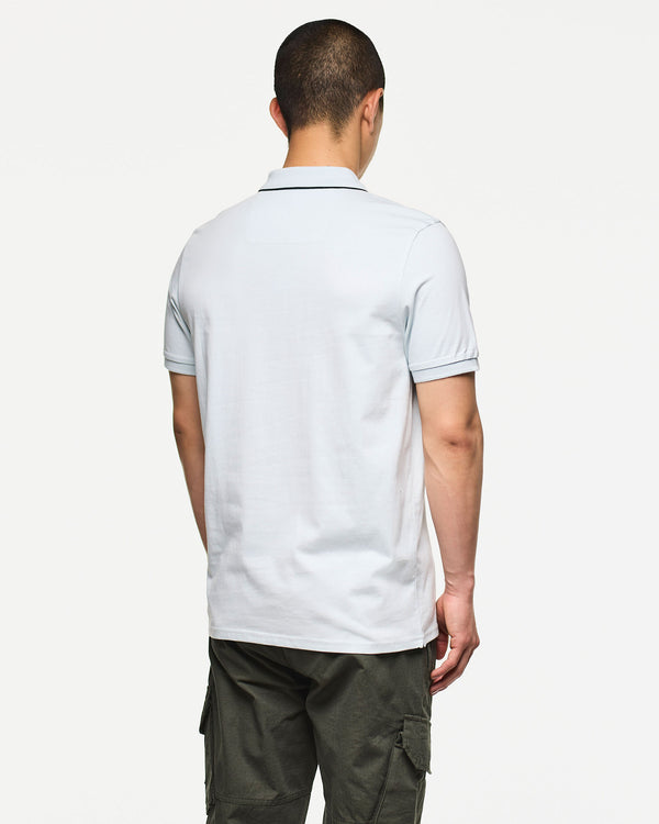 Hurley Polo Shirt Sea Spray Blue/Black