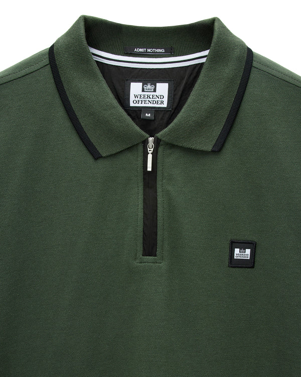 Monti Polo Shirt Black Forest Green/Black