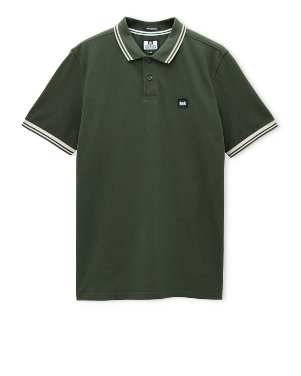Levanto Polo Shirt Black Forest Green/Calcium