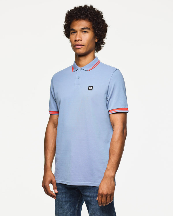 Levanto Polo Shirt Blue Shadow/Sunset Orange