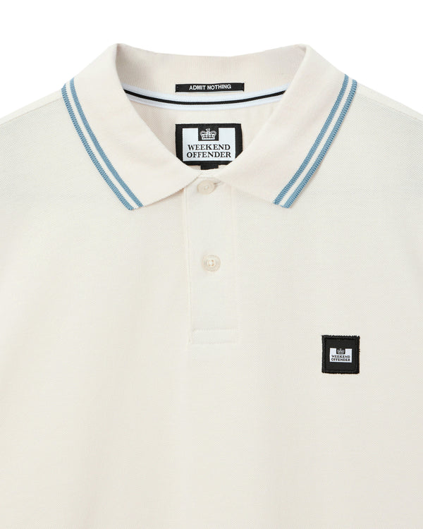 Levanto Polo Shirt Ghost/Blue Shadow