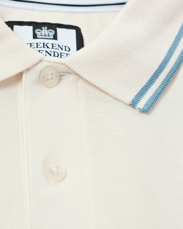 Levanto Polo Shirt Ghost/Blue Shadow