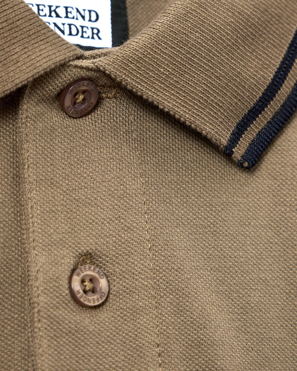 Levanto Polo Shirt Tobacco Brown/Black