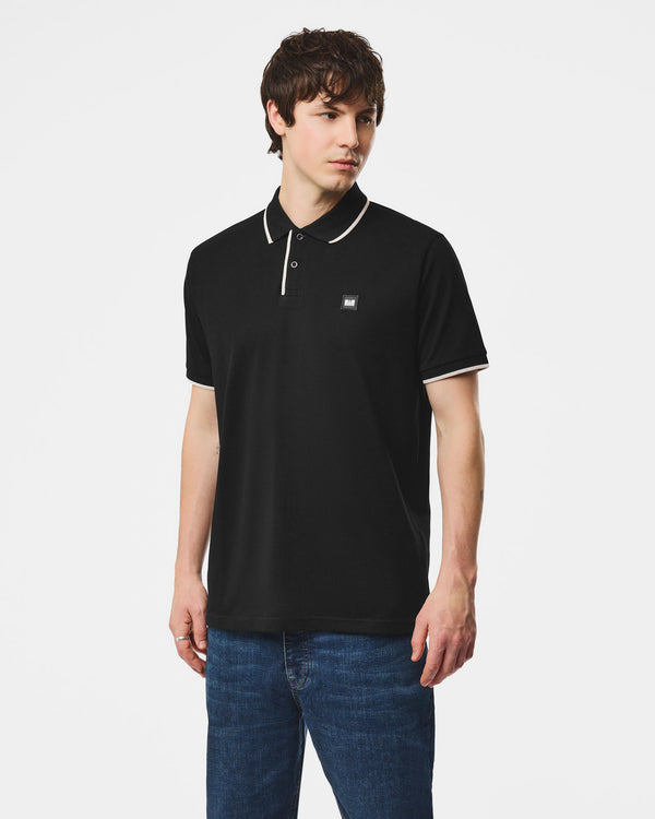 Cadwell Polo-Shirt Schwarz/Calcium