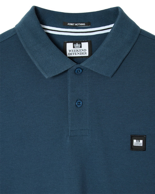Tunbridge Polohemd Lagunenblau