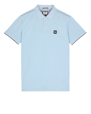 Sakai Polo Shirt Winter Sky/Blue House Check