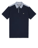 Costa Polo Shirt Navy/Blue House Check