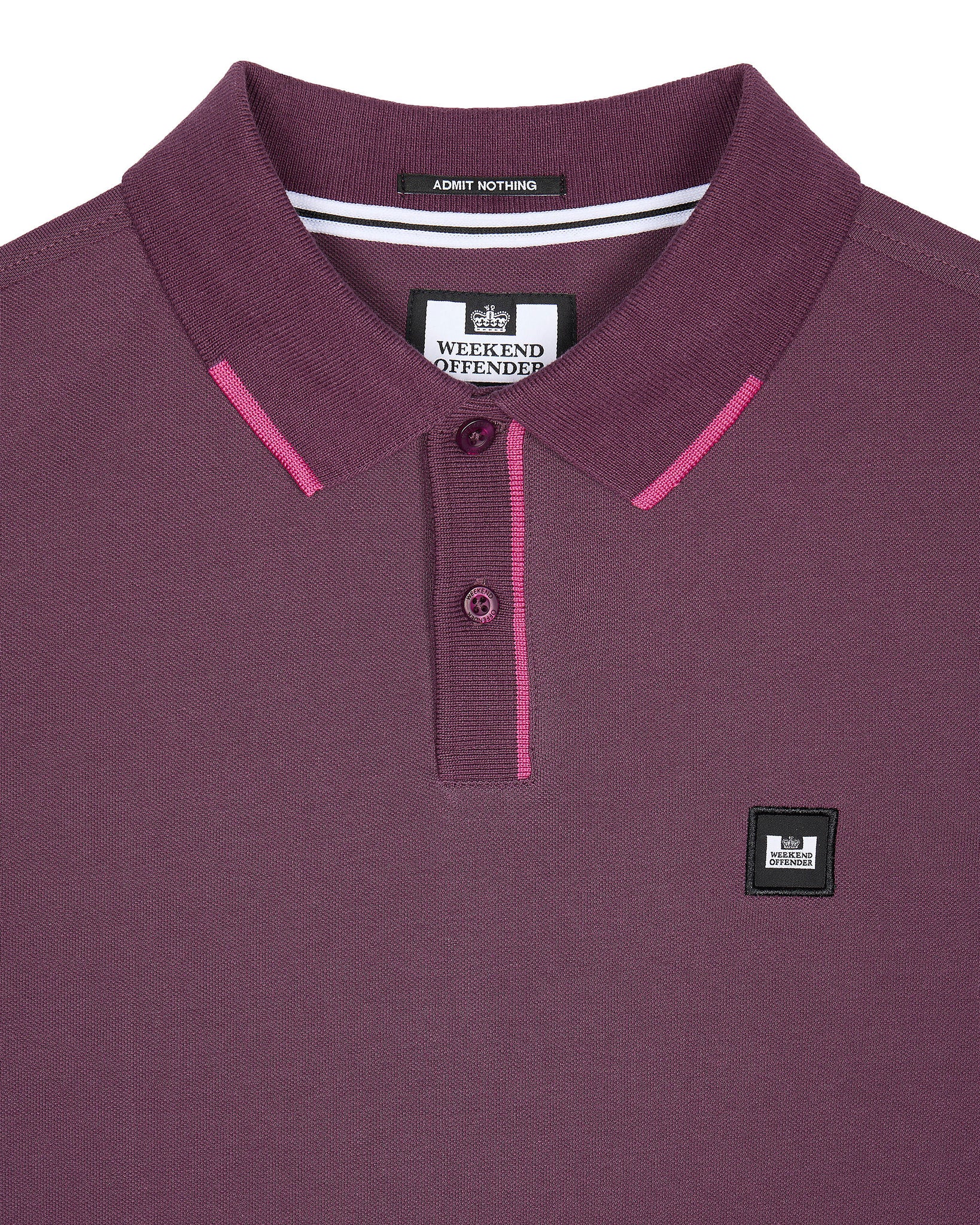 Rivas Polo Shirt Deep Plum