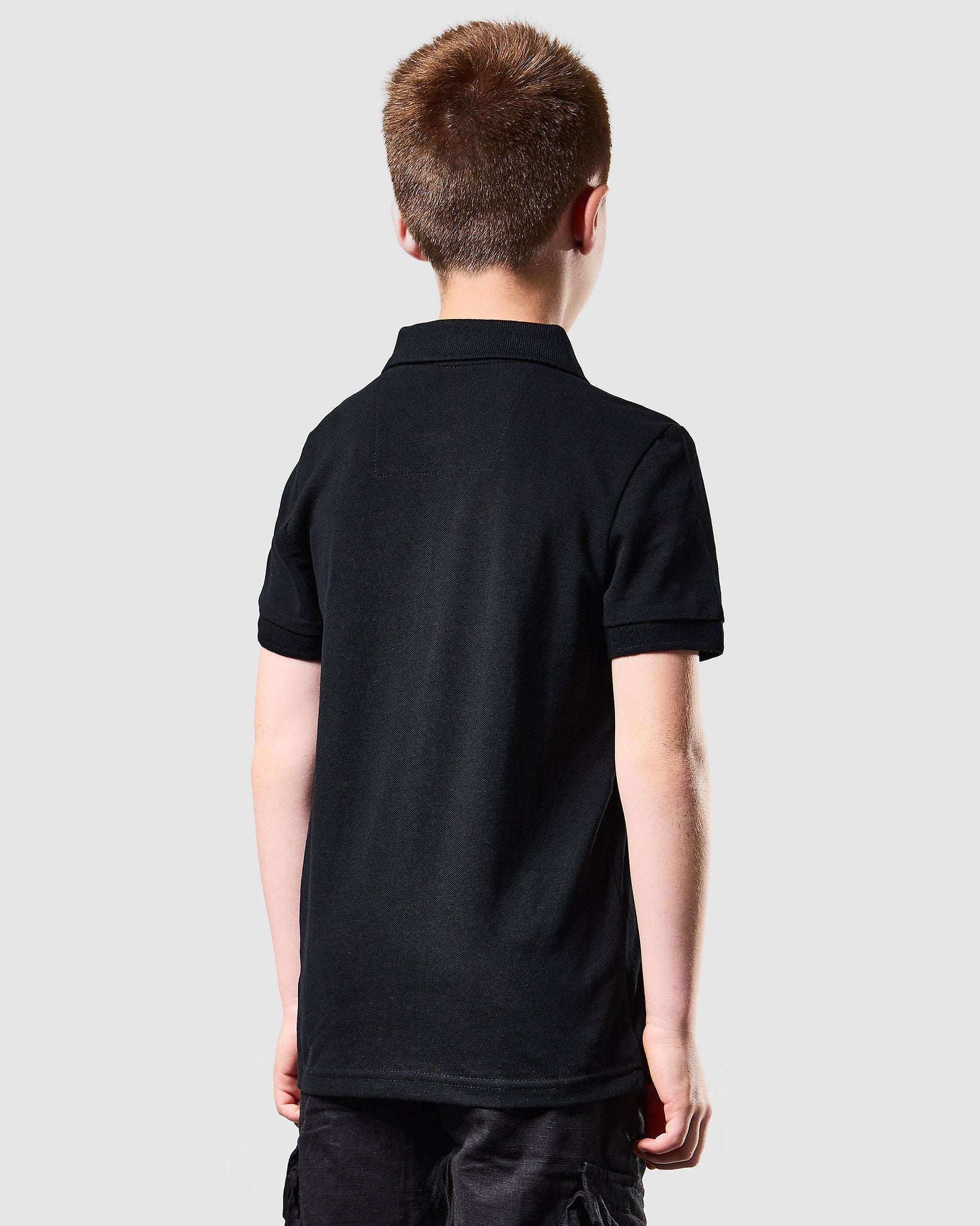 Kids Caneiros Polo Shirt Black