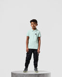Kids Caneiros Polo Shirt Mint Tea Green