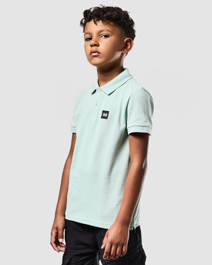 Kids Caneiros Polo Shirt Mint Tea Green