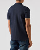 Sakai Polo Shirt Navy/House Check