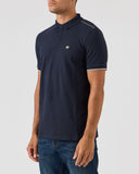Sakai Polo Shirt Navy/House Check