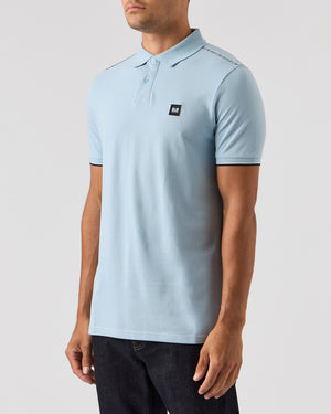 Sakai Polo Shirt Winter Sky/Blue House Check