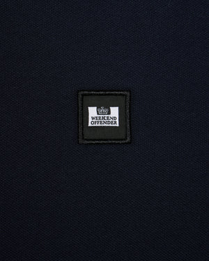 Costa Polo Shirt Navy/House Check - Plus Size