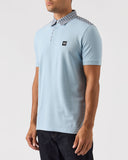 Costa Polo Shirt Winter Sky/Blue House Check