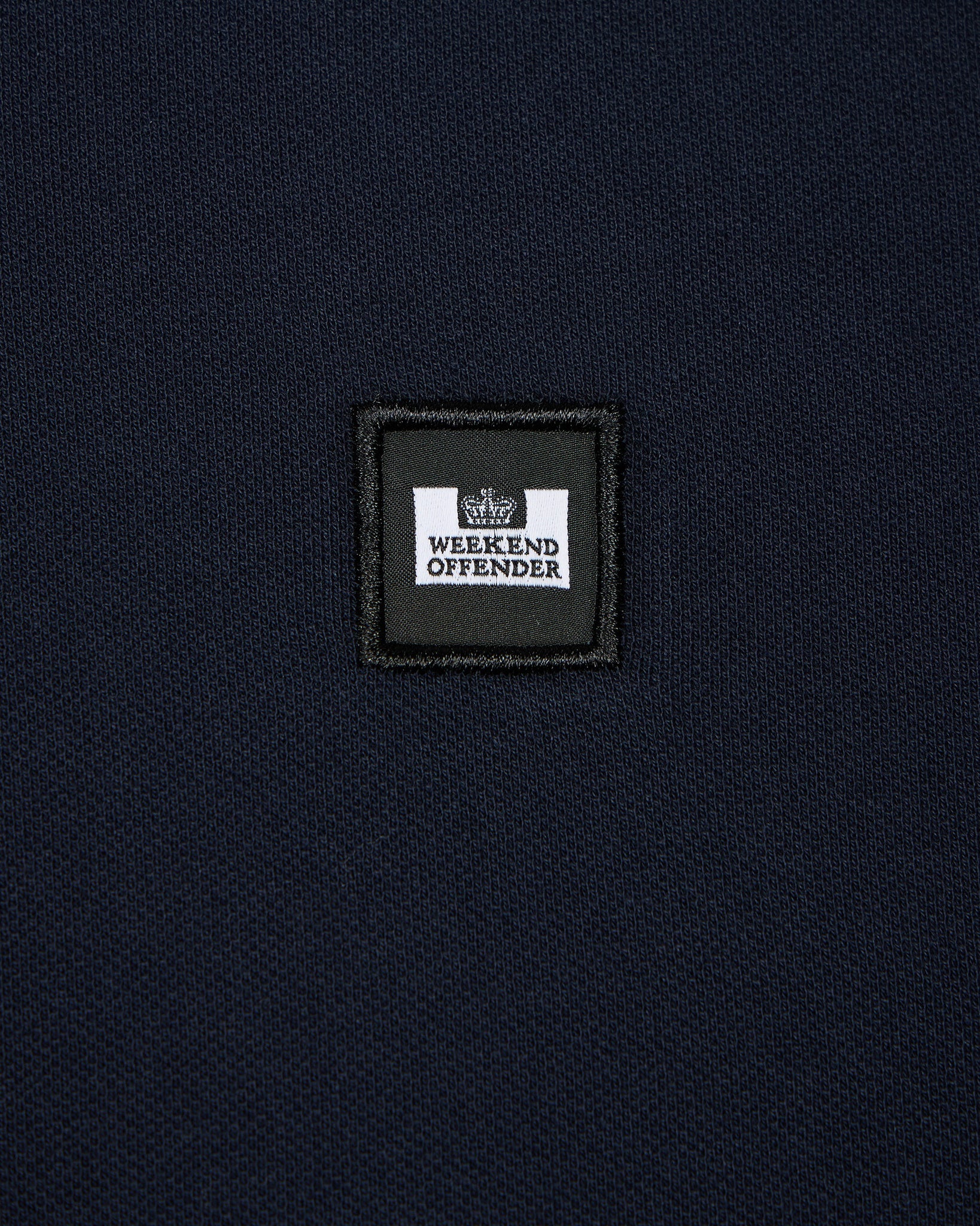 Carola Long Sleeve Polo Shirt Navy/Blue House Check