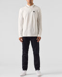 Carola Long Sleeve Polo Shirt Winter White/House Check