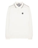 Carola Long Sleeve Polo Shirt Winter White/House Check