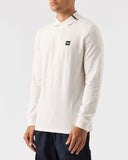 Boman Long Sleeve Polo Shirt Winter White
