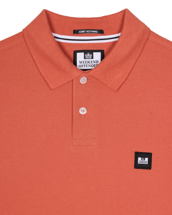 Caneiros Polo Shirt Uluru Orange