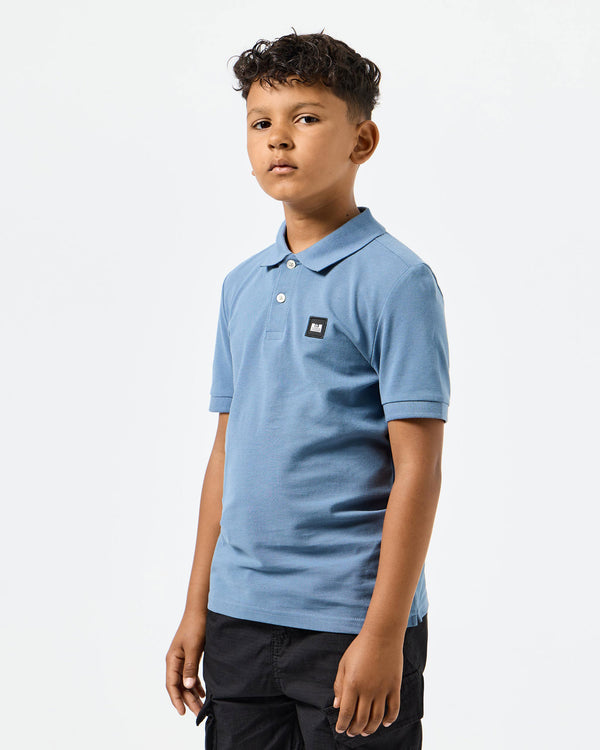 Kids Caneiros Polo Shirt Baltic Blue