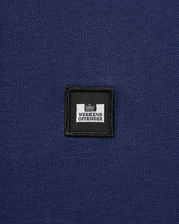 Sakai Polo Shirt Bright Navy/Mid House Check