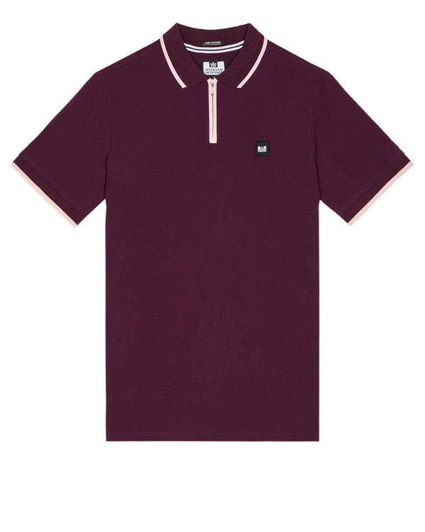 Shore Polo Shirt Acai Berry/Abalone