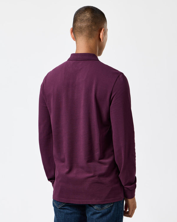 Dice Polo Shirt Acai Berry