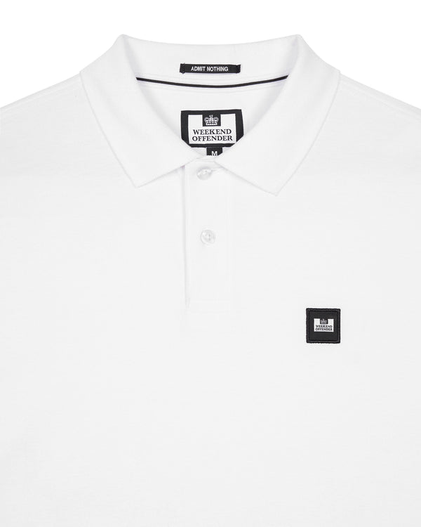 Dice Polo Shirt White