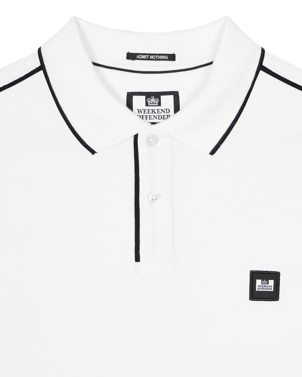 Astola Polo Shirt White/Black