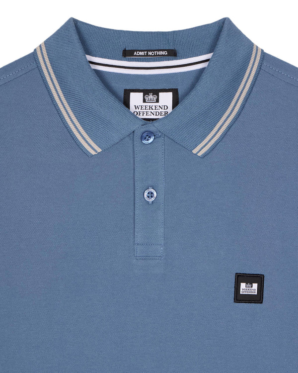 Farina Polo Shirt Baltic Blue/Rhino