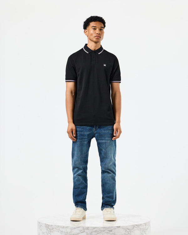 Farina Polo Shirt Black/Snap Dragon