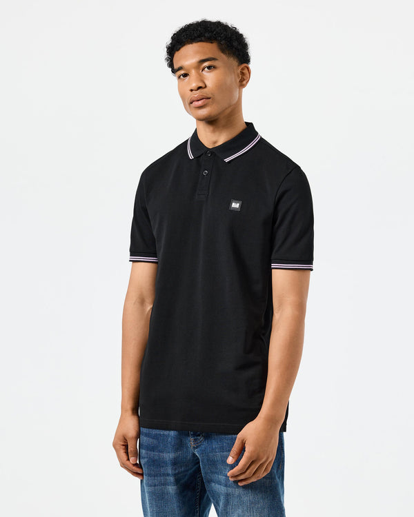 Farina Polo Shirt Black/Snap Dragon