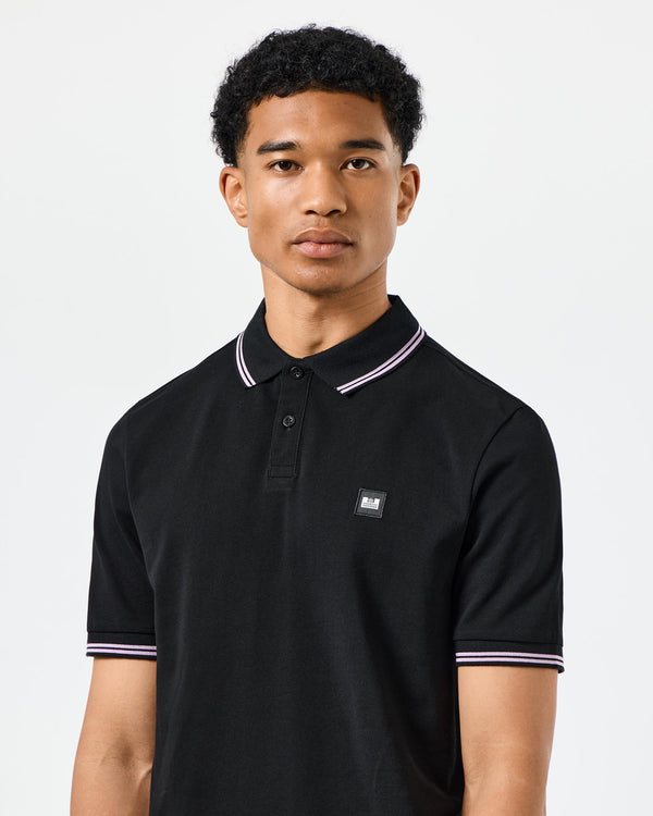 Farina Polo Shirt Black/Snap Dragon