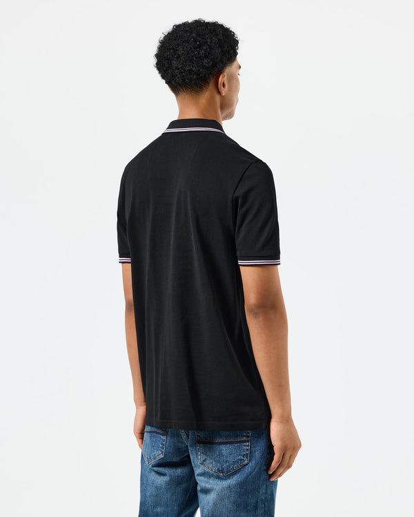 Farina Polo Shirt Black/Snap Dragon