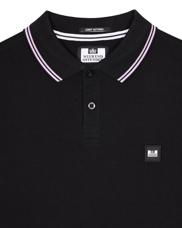 Farina Polo Shirt Black/Snap Dragon