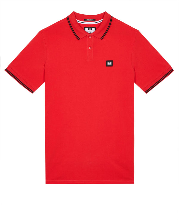 Farina Polo Shirt Cayenne Red/Black