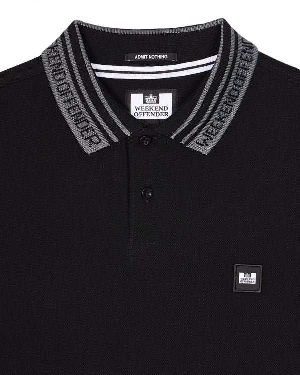 Comas Polo Shirt Black/Zinc