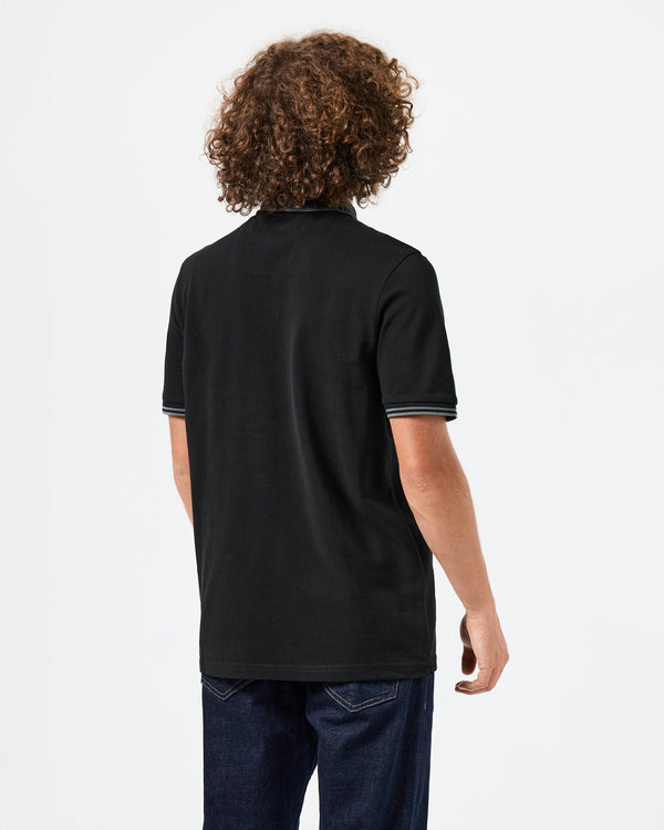 Comas Polo Shirt Black/Zinc