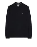Dice Long Sleeve Polo Shirt Black