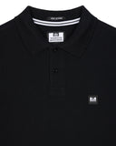 Dice Long Sleeve Polo Shirt Black